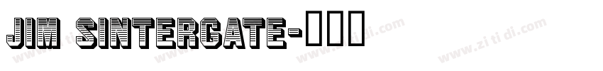 Jim Sintergate字体转换